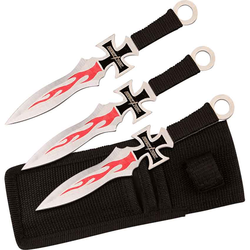 Amazon.com : Perfect Point Throwing Knife Set – Set of 3 Throwers