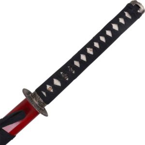 Red Dragon Tsuba Katana