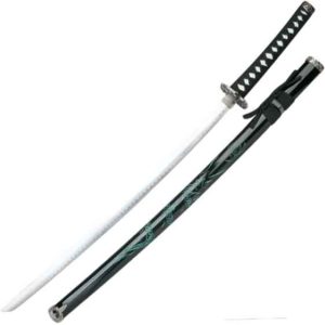 Green Dragon Black Saya Katana