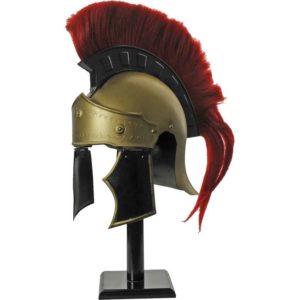 Red Crest Roman Centurion Helmet - 2nd Quality