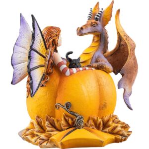 Halloween Hangout Fairy & Dragon Statue
