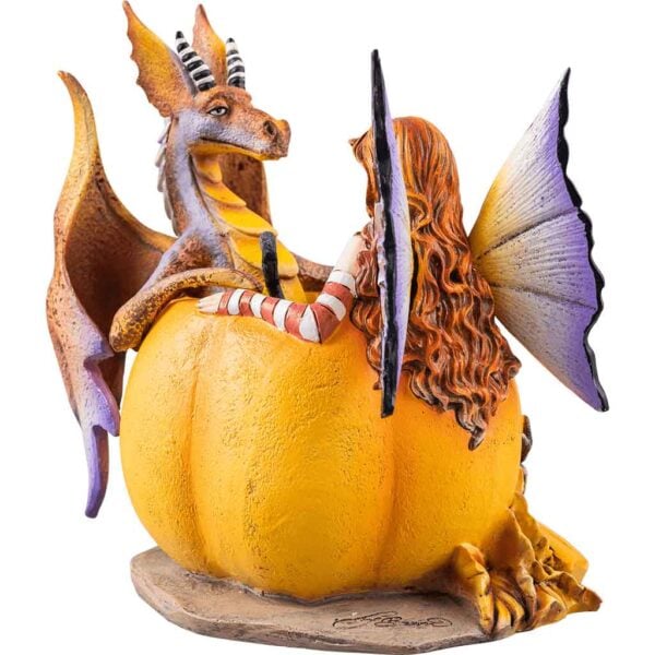 Halloween Hangout Fairy & Dragon Statue