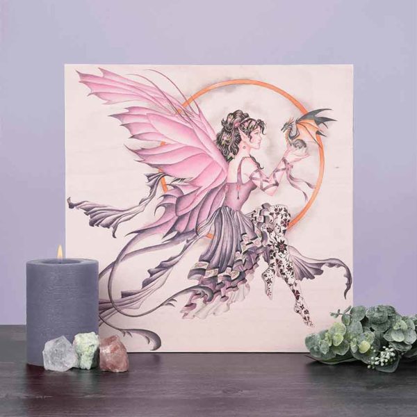 Little Dragon Wooden Fairy Sign