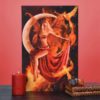 Fire Moon Wooden Fairy Sign