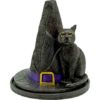 Witch Hat with Cat Incense Burner