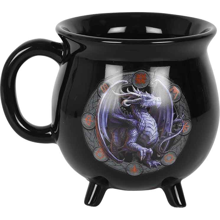 Samhain Cauldron Dragon Mug