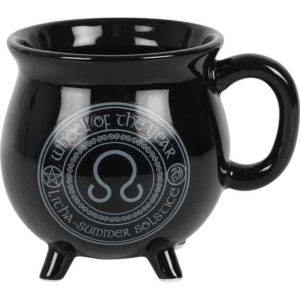 Litha Cauldron Dragon Mug