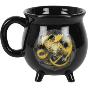 Imbolc Cauldron Dragon Mug