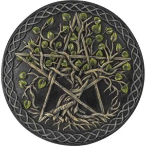 Tree and Pentagram Wall Plaque