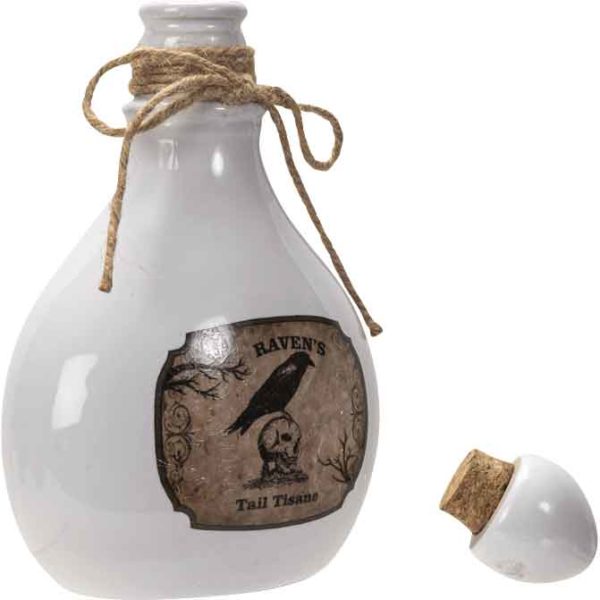 Ravens Tail Tisane Ceramic Bottle