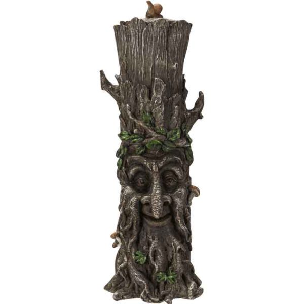 Greenman Tree Trunk Incense Burner