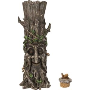 Greenman Tree Trunk Incense Burner