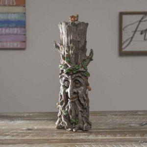 Greenman Tree Trunk Incense Burner