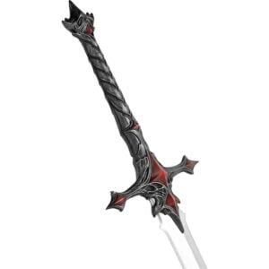 LARP Two-Handed Essessa's Sword - Carbon Silver/Red