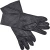 Knightly Leather Gloves - Black