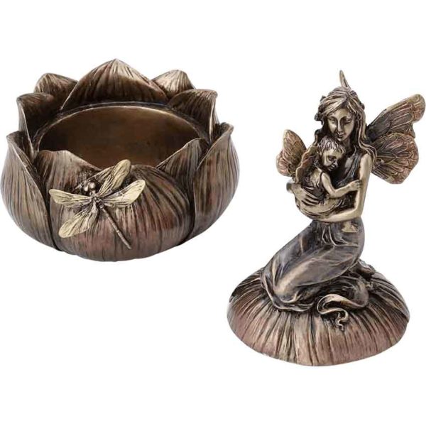 Mother and Baby Fairy Trinket Box