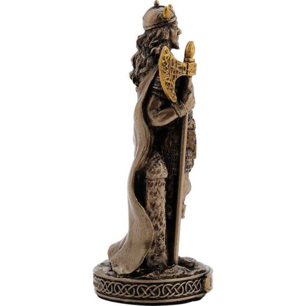 Bronze Loki Norse God Statue