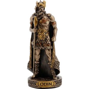 Bronze Odin Norse God Statue