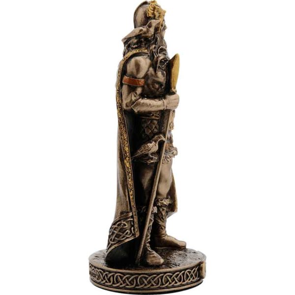 Bronze Odin Norse God Statue
