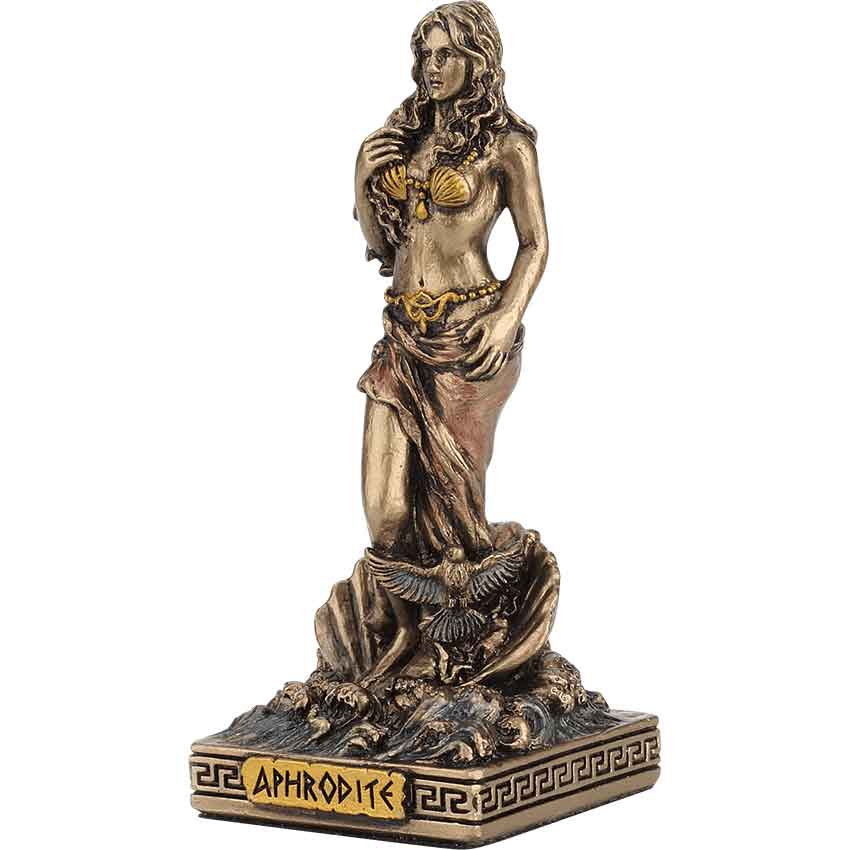 Bronze Aphrodite Greek Pantheon Statue