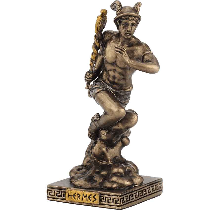 Bronze Hermes Greek Pantheon Statue