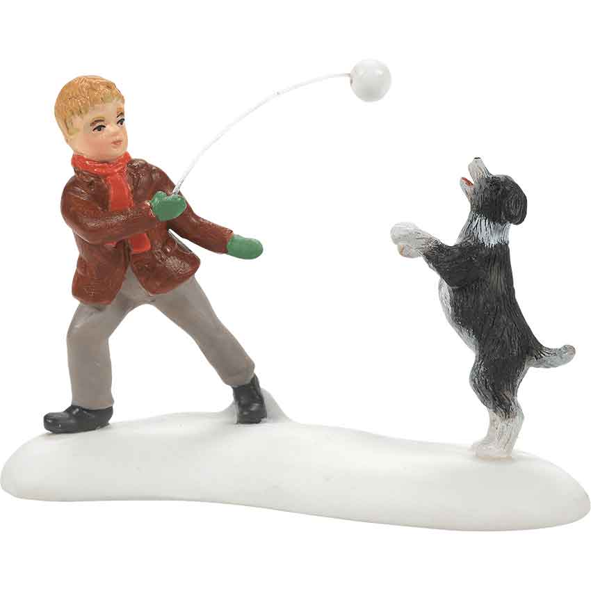 Winter Game of Catch - Dickens Village by Department 56