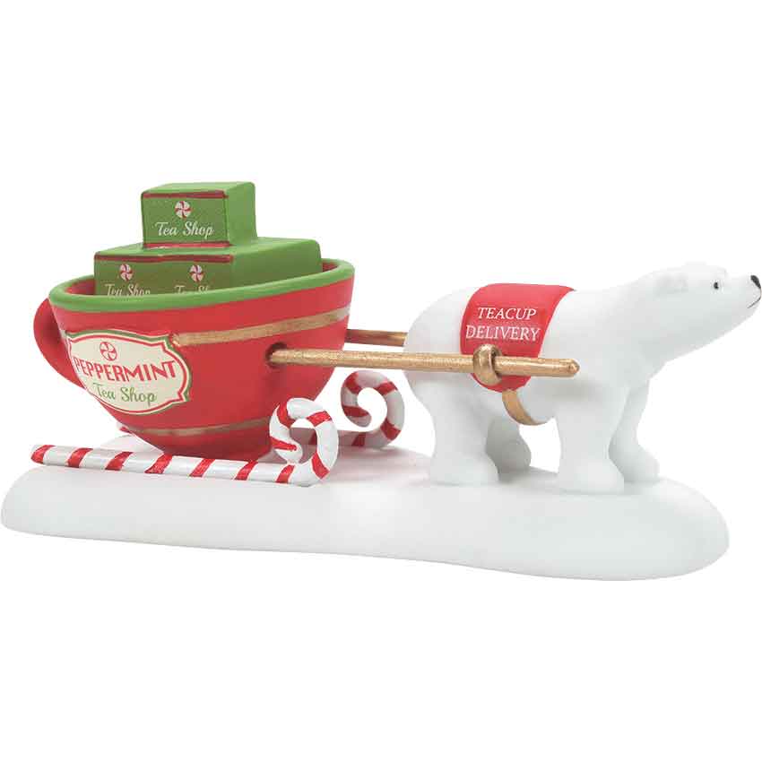 Teacup Delivery Service - North Pole Series by Department 56 Teacup Delivery Service - North Pole Series by Department 56