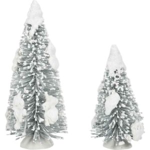 Snow Laden Tree Set - Christmas Village Trees by Department 56