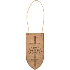 Anduril and Tree of Gondor Christmas Ornament