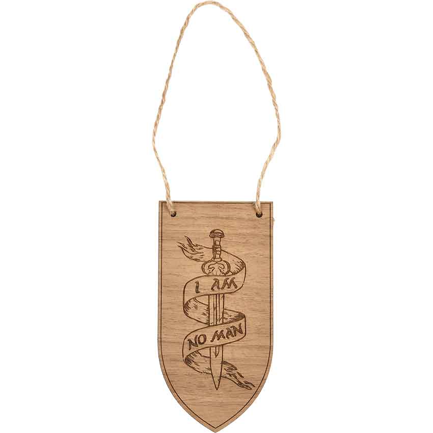 I Am No Man Christmas Ornament