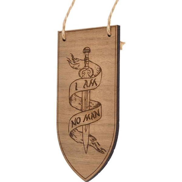 I Am No Man Christmas Ornament