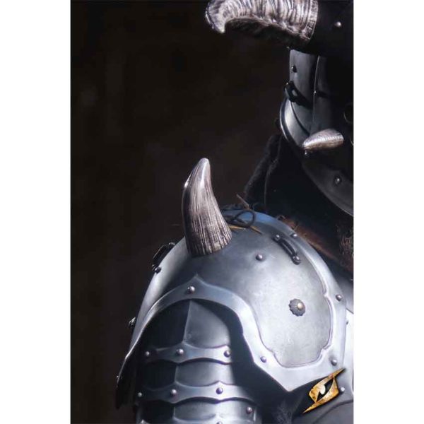 Mountable Demon Horns - Dark Bone