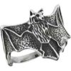 Steel Flying Bat Ring