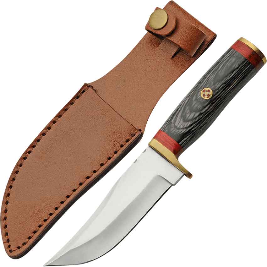 Smoked Mosaic Hunter Knife