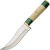 Green and Bone Hunter Knife