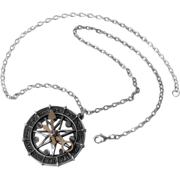 Astro-lunial Compass Necklace