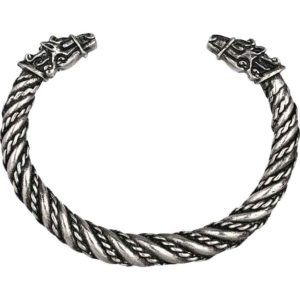 Small Sleipnir Viking Bracelet - Pewter