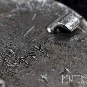 Medium York Disc Viking Brooch - Pewter