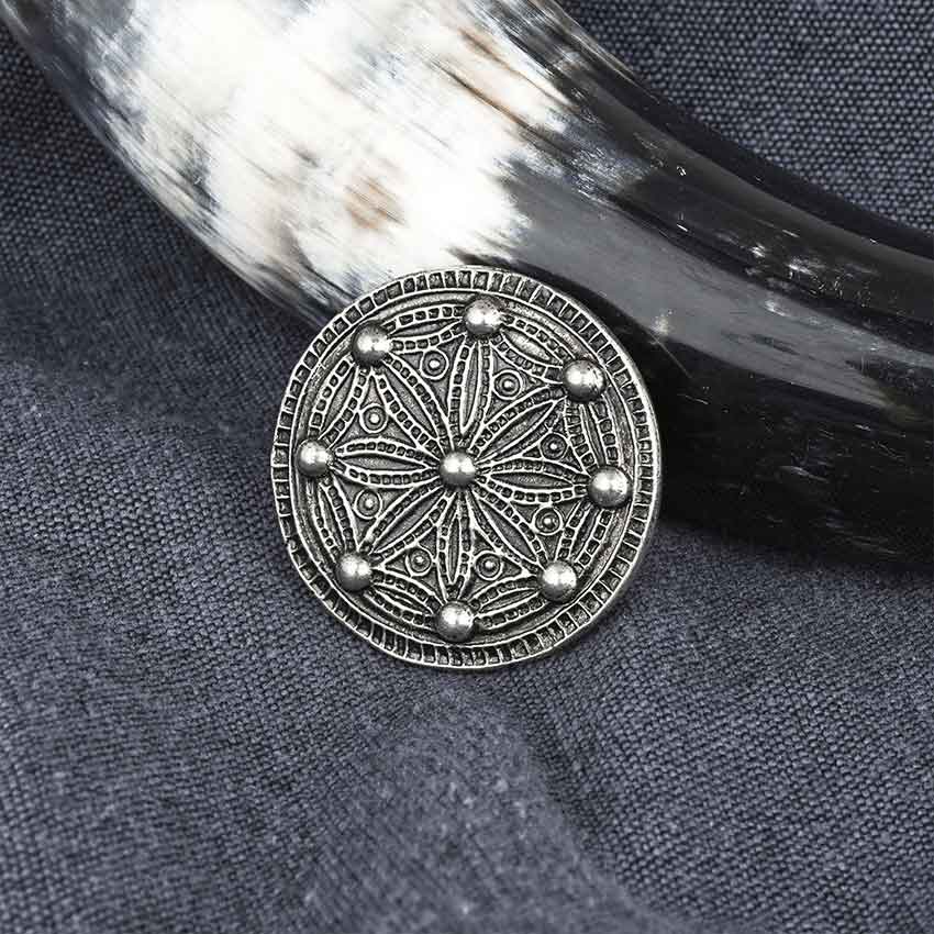 Forged Fibula Viking Cloak Pin Nordic Brooch of Ancient Times Penannular  Viking Brooch Clothes Pins