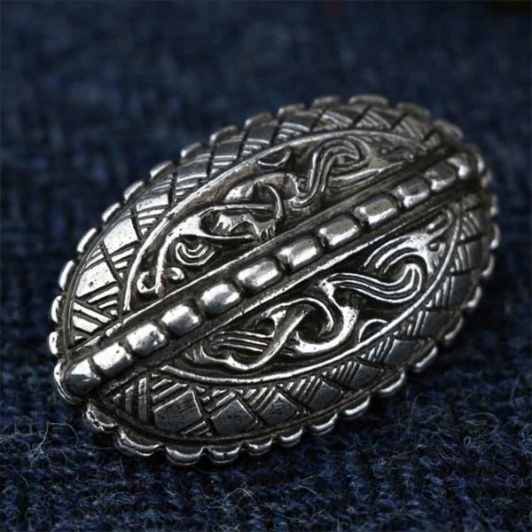 Broa Oval Viking Brooches - Set of 2