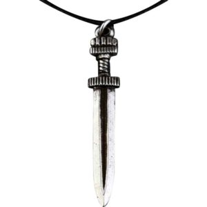 Viking Sword Necklace - Pewter