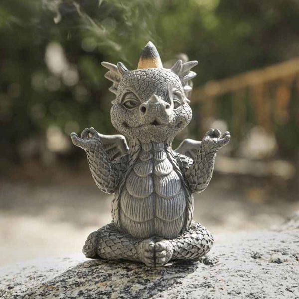 Meditating Dragon Incense Burner