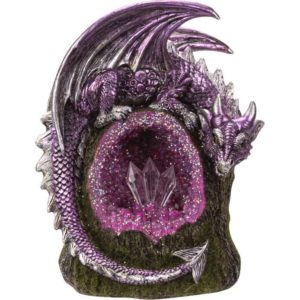 Purple Dragon Crystal Incense Burner
