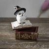 Owl on Spell Book Trinket Box