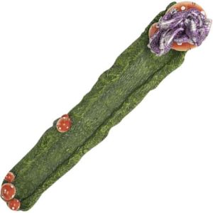 Dragon and Mushroom Tray Incense Burner