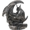 Dragon on LED Crystal Moon Statue