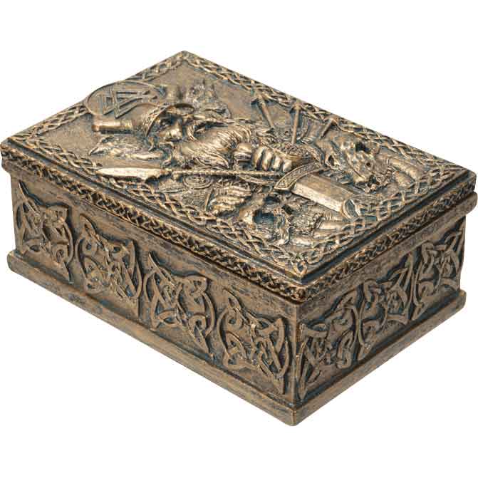 Odin War God Trinket Box