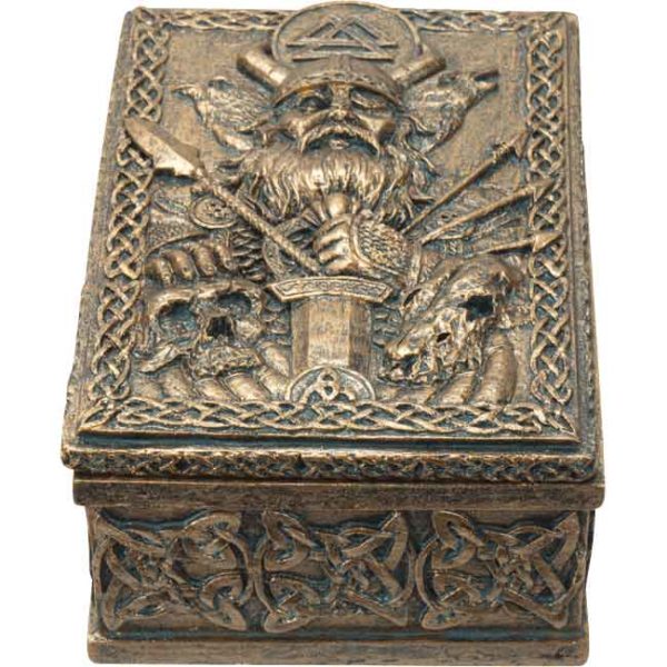 Odin War God Trinket Box