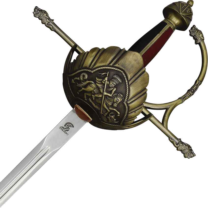 Brass Cup Hilt Musketeer Sword