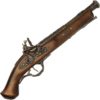 18th Century Burnished Flintlock Pistol